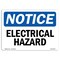 Signmission Safety Sign, OSHA Notice, 5" Height, 7" Width, Electrical Hazard Sign, Landscape OS-NS-D-57-L-11649 - alternate 1